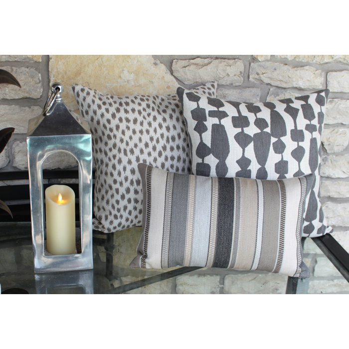 SallieDuncanDesigns Pebble Beach Square Indoor/Outdoor Throw Pillow